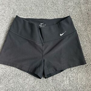 Nike Black Athletic compression Shorts
